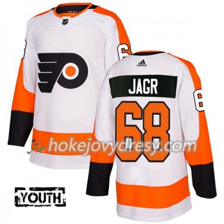 Dětské Hokejový Dres Philadelphia Flyers Jaromir Jagr 68 Bílá 2017-2018 Adidas Authentic